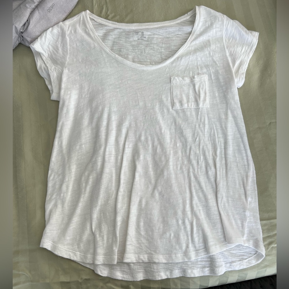 Medium, GAP, relaxed fit tee, white